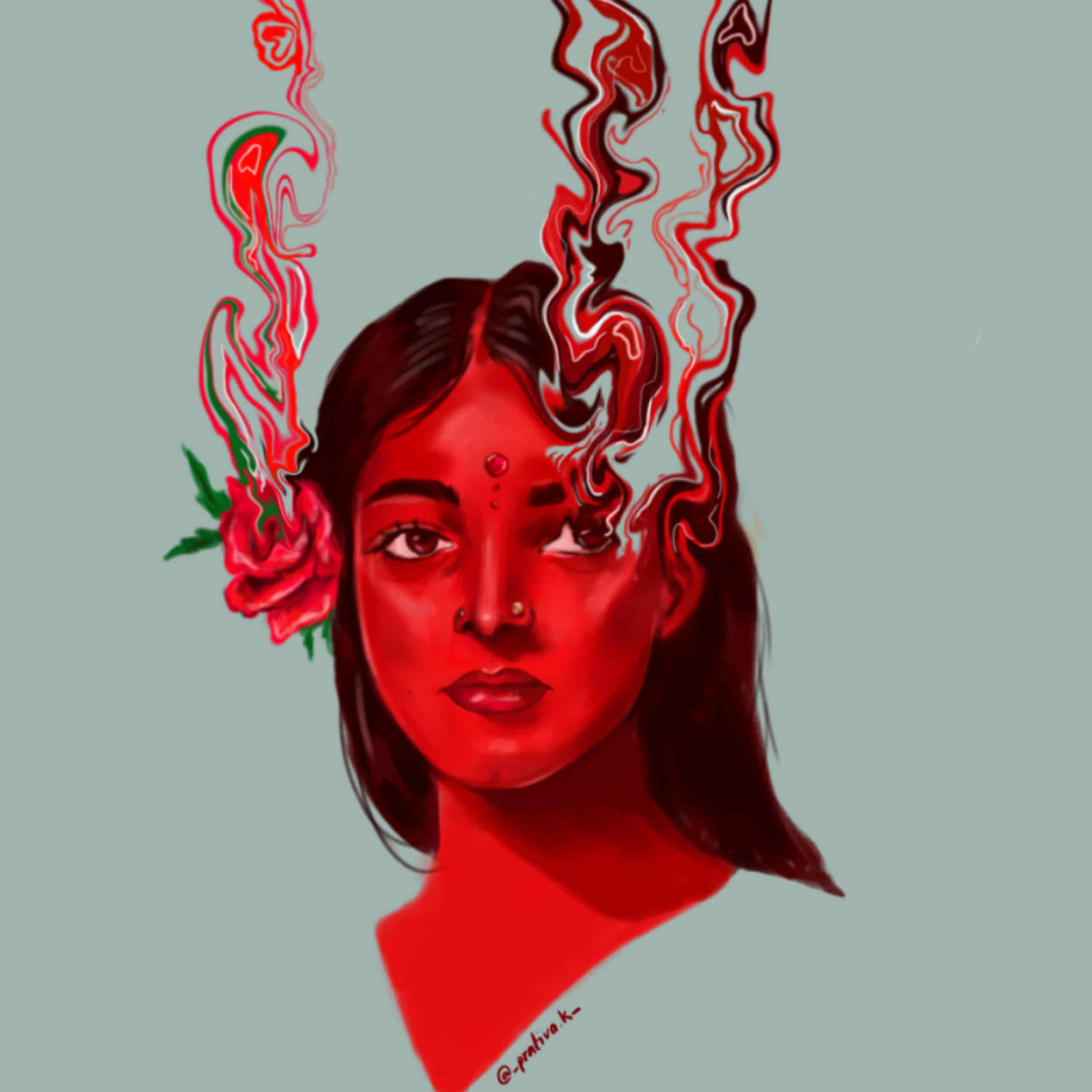 Photo: Art made by Prativa Khadka