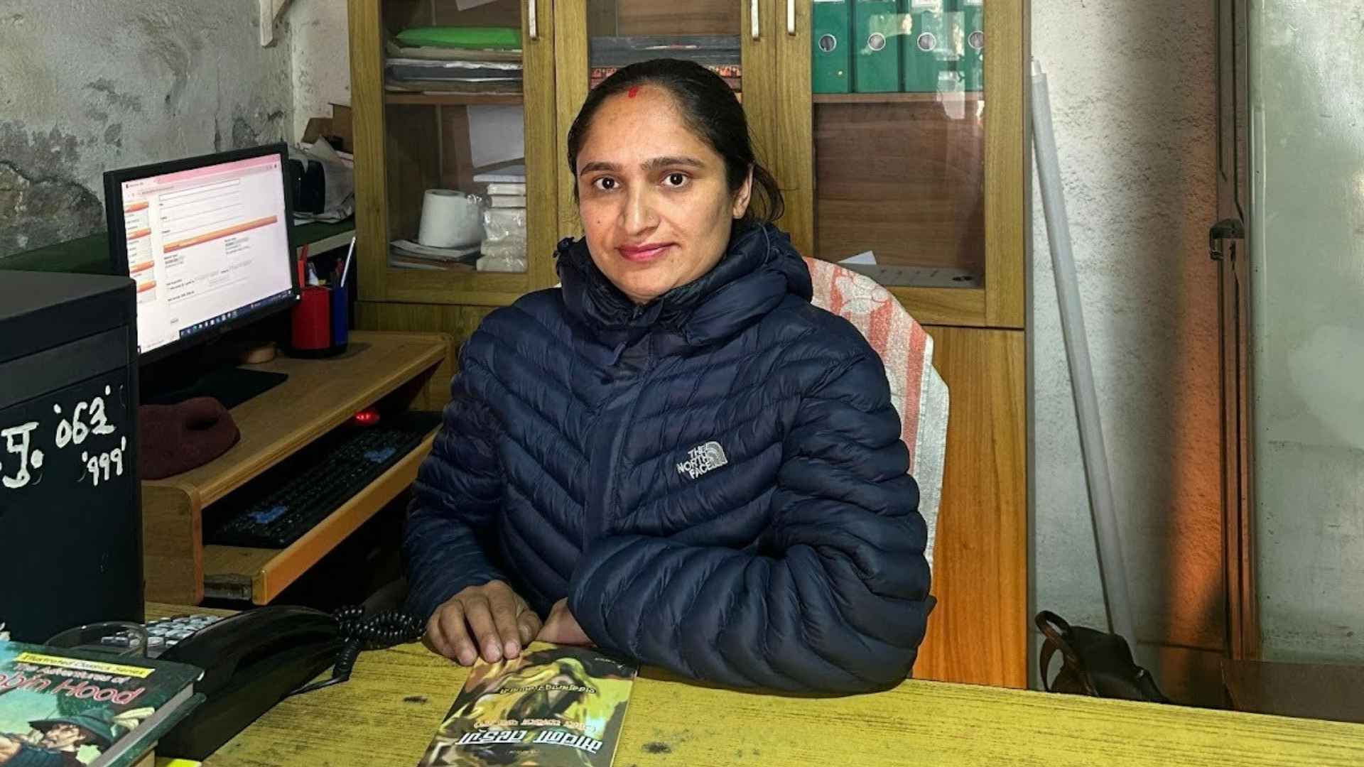 Pujan Dahal, Assistant Librarian at Dilli Raman Regmi Memorial Library