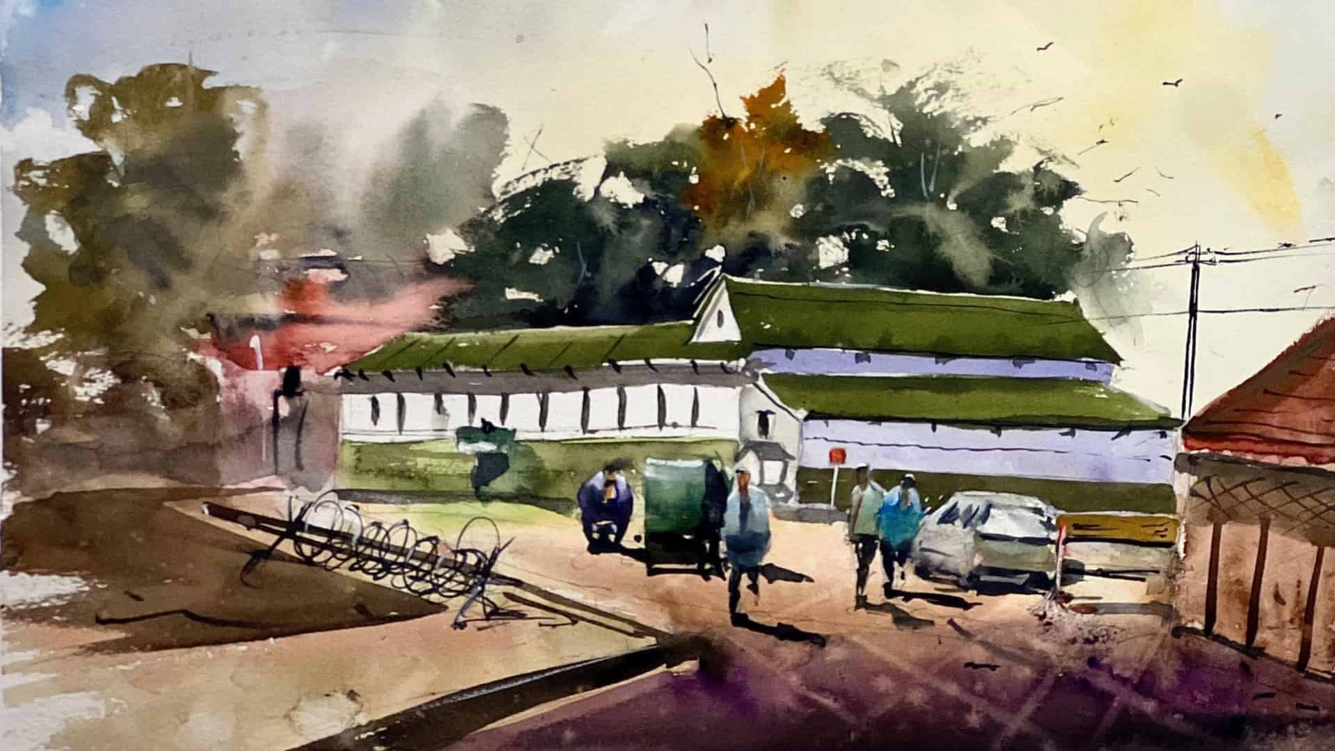 Photo: Painting made by Ranjit Kunwar